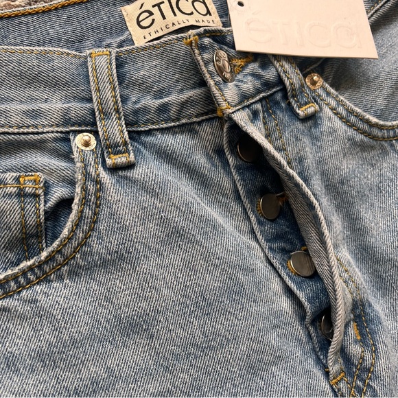 NWT Etica Stanton Relaxed Wide Leg Arctic Size 26 - Picture 4 of 8